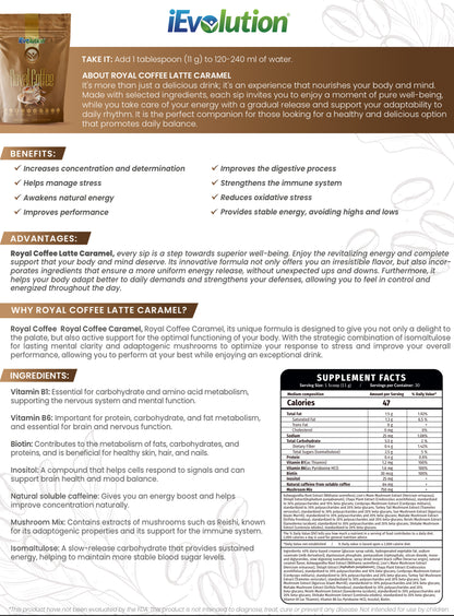 Royal Coffee Latte Caramelo